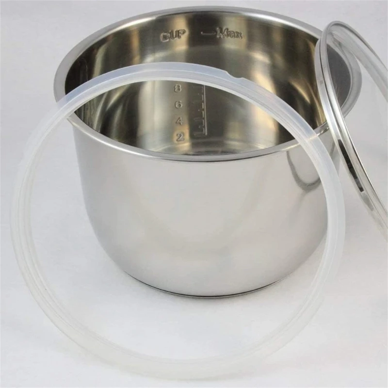 Pack of 3 Effective Rubber Seals Reliable Replacement Seal Set Long Lasting Rubber Sealing Rings for Pressure Cooker