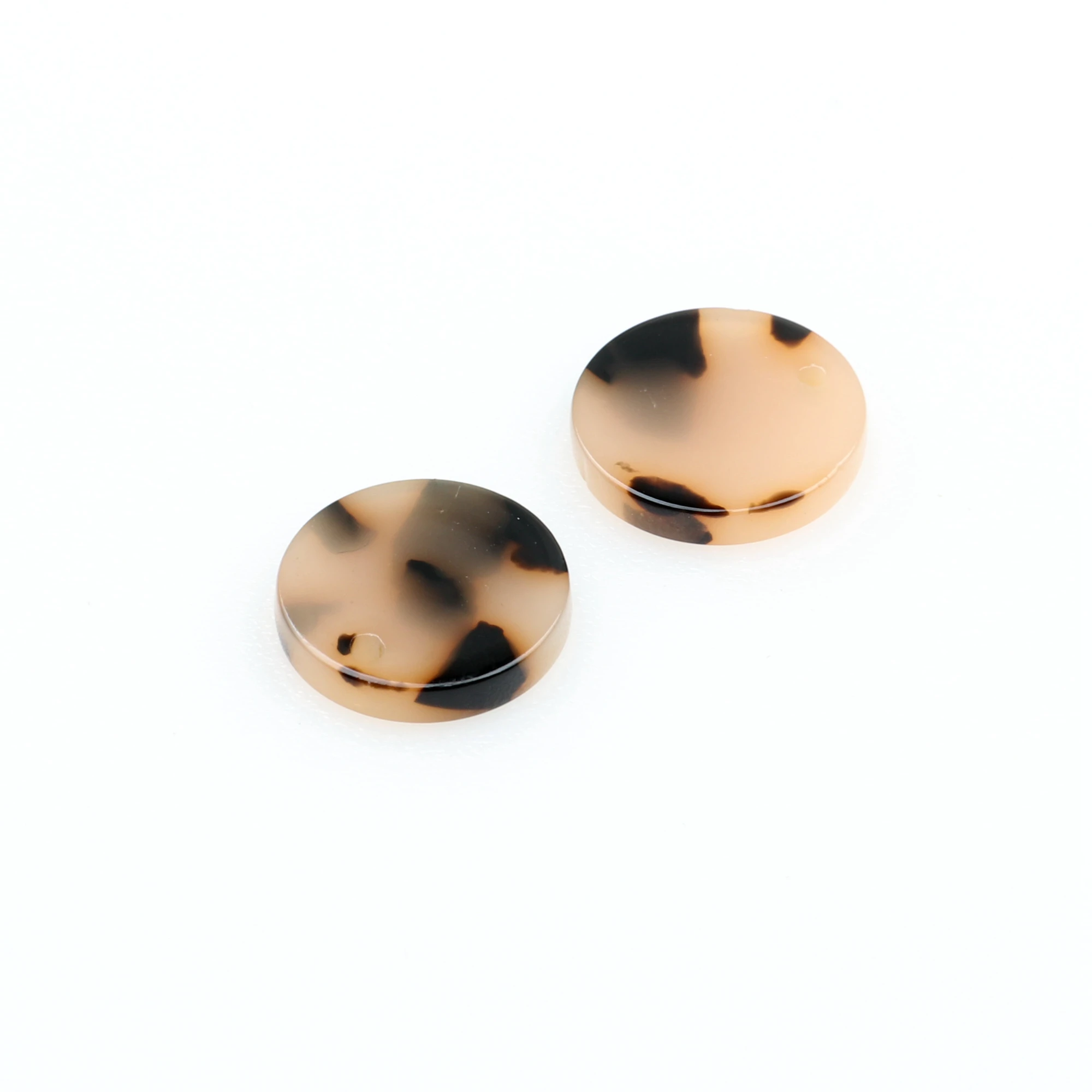 Leopard Print Tortoise Shell Earring Charm for Jewelry Making