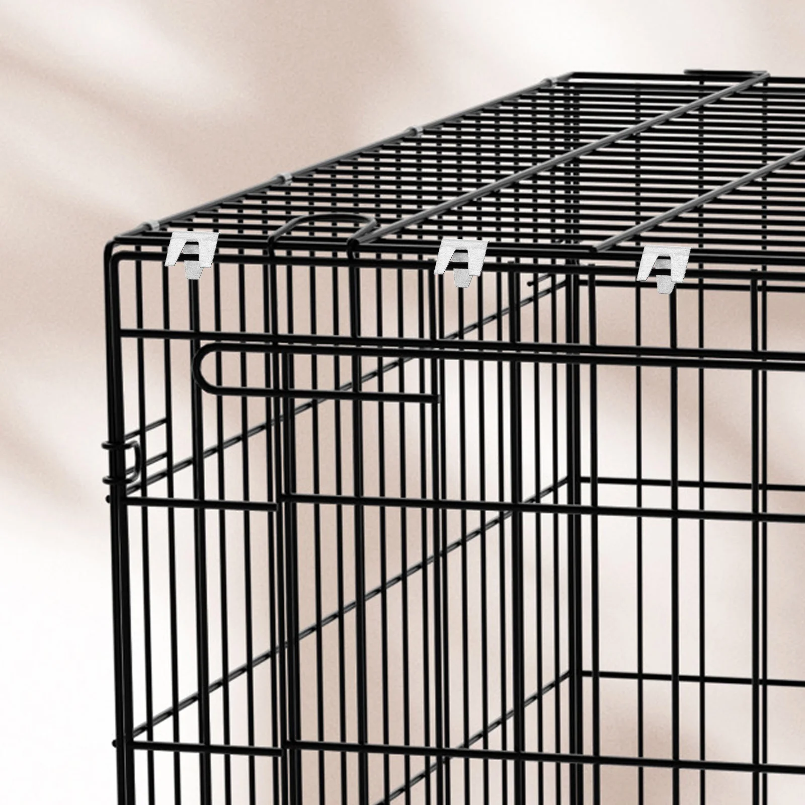 

800Pcs Wire Cage Clips Buckle Metal Lock Snap Hook for Small Animal Bird Chicken Rabbit Pet Cage Accessories Bird Clasp