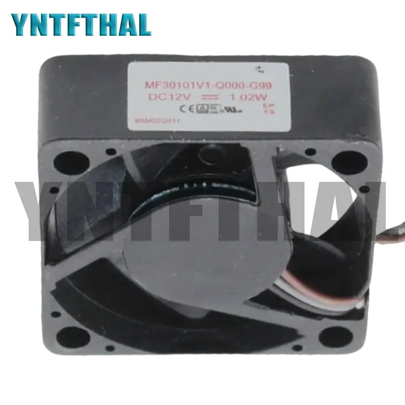 Original For  MF30101V1-Q000-G99 DC12V 1.02W Three Lines Cooling Fan