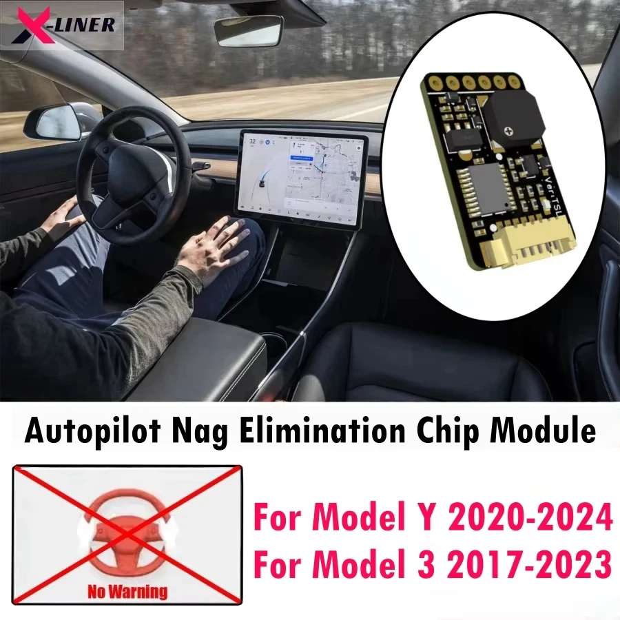 Chip auxiliar de asistencia AP para Tesla Model Y Model 3 2017-2023 módulo de eliminación de piloto automático Nag no apto para EAP y FSD