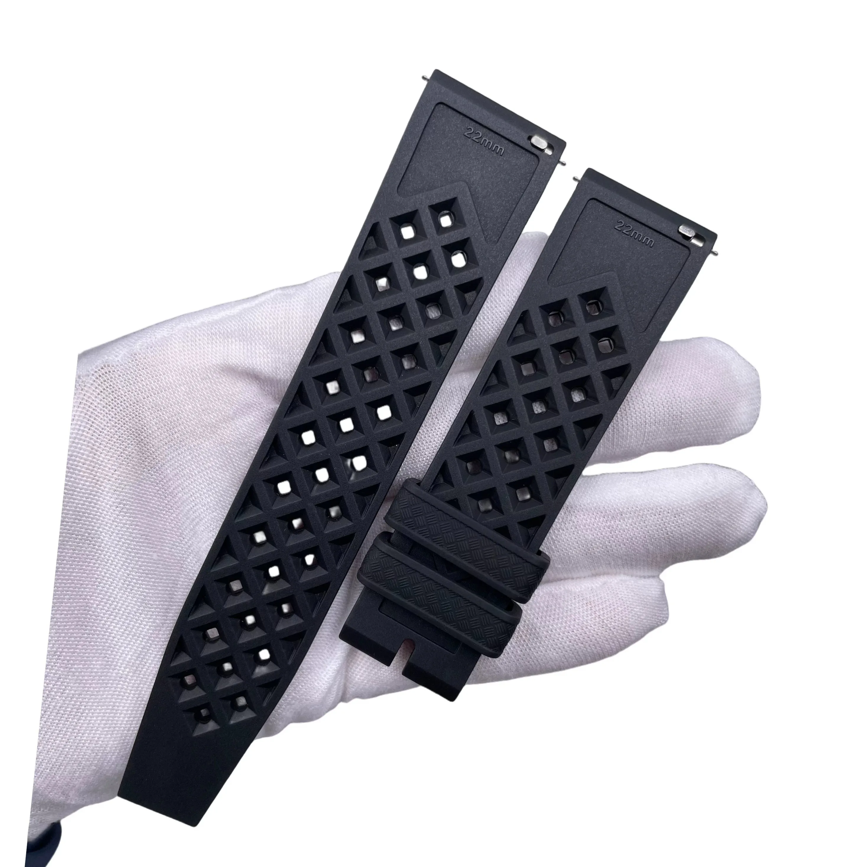 PARA BLANCPAIN, TISSOT E TAG HEUER, pulseira de relógio FKM