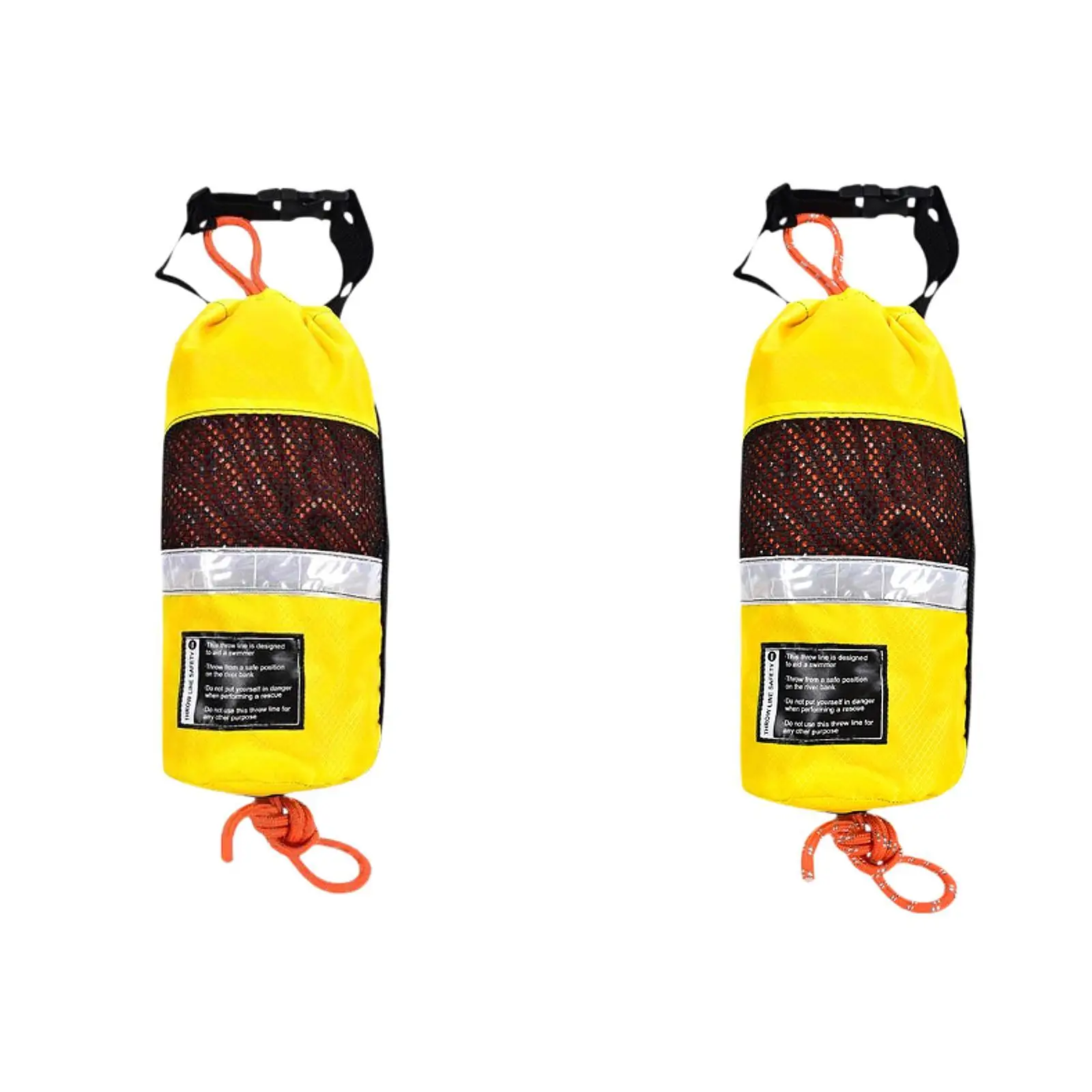 Throw Bag Throwable Device High Visibility Floating Throwing Rope for Yacht Sailing Boating Ice Fishing Swimming