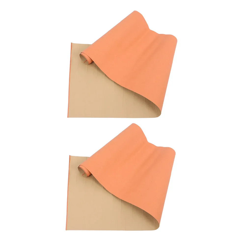 2Pcs Bonded Ultra Thin Self Adhesive Stiffener Sheets Bag Liner Material for DIY Purse Handbag Making 40x150cm Craft