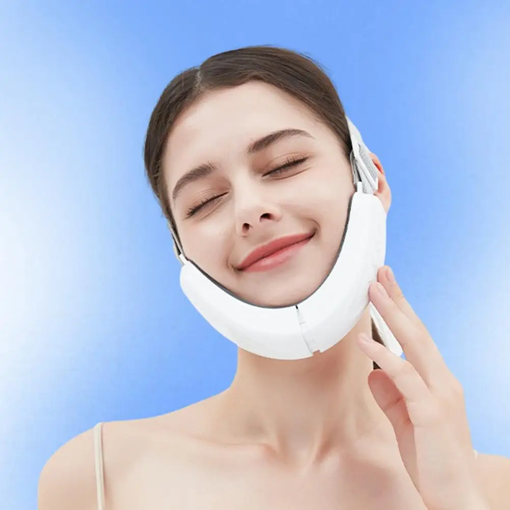 Face Lifting Device Face Massager Microcurrent Fece Slimming Vibration Promote Circulation Double Chin V Line Lift Belt