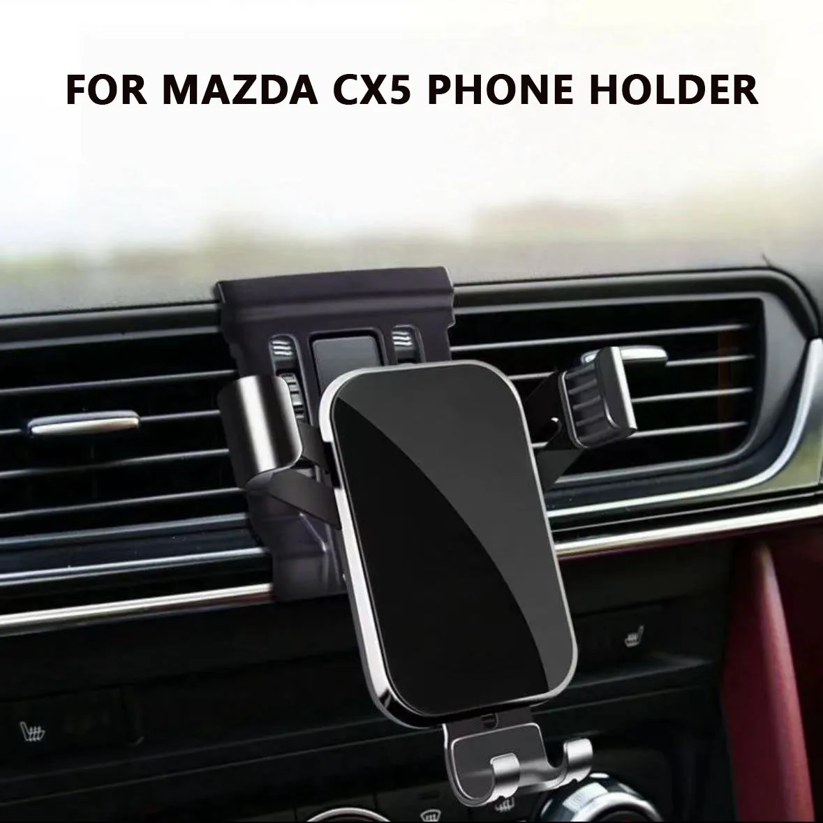 

Car Phone Holder FOR MAZDA CX5 2013 2014 2015 2017-2022 Car Styling Bracket GPS Stand Rotatable Support Mobile Accessories