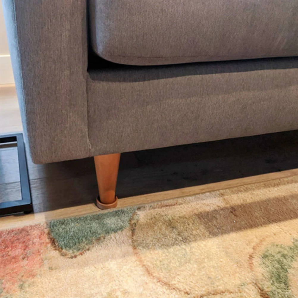 

10pcs Anti-Slip Furniture Pads 1.5 Inch Chair Leg Protectors Floor Protector For Home Indoor Use Plastic Furniture Coasters