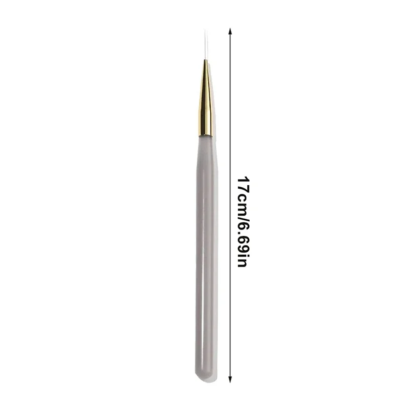 5/7-teiliges Nail-Art-Liner-Pinsel-Set, extra feiner Pinsel für Gel-Lack, schmales Zeichenwerkzeug, Acrylgriff, Maniküre-Design-Kit – Detail 8