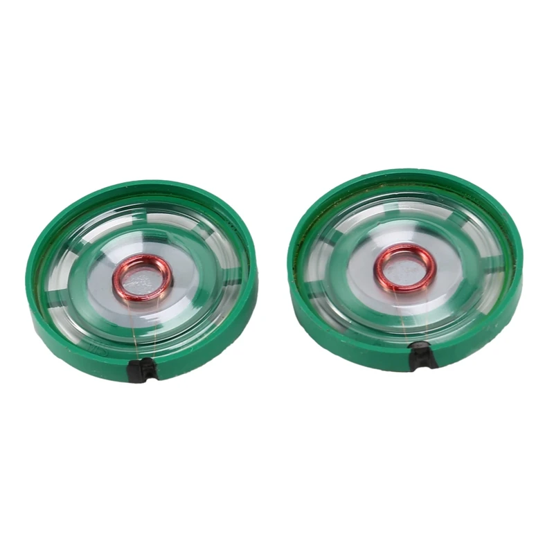 HOT-2 Pcs 1/4W 0.25W 8Ohm 27Mm Round External Magnet Speaker Speaker,Sound Amplifier,Speaker Accessories