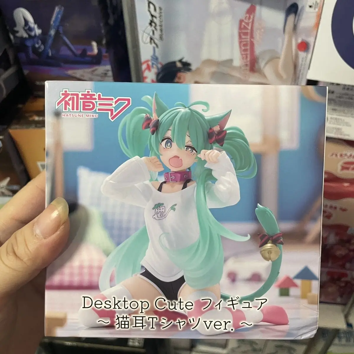 Original Taito Hatsune Miku Anime Miku Desktop Cute Action Figurine Toys PVC Model Figuarts Collection