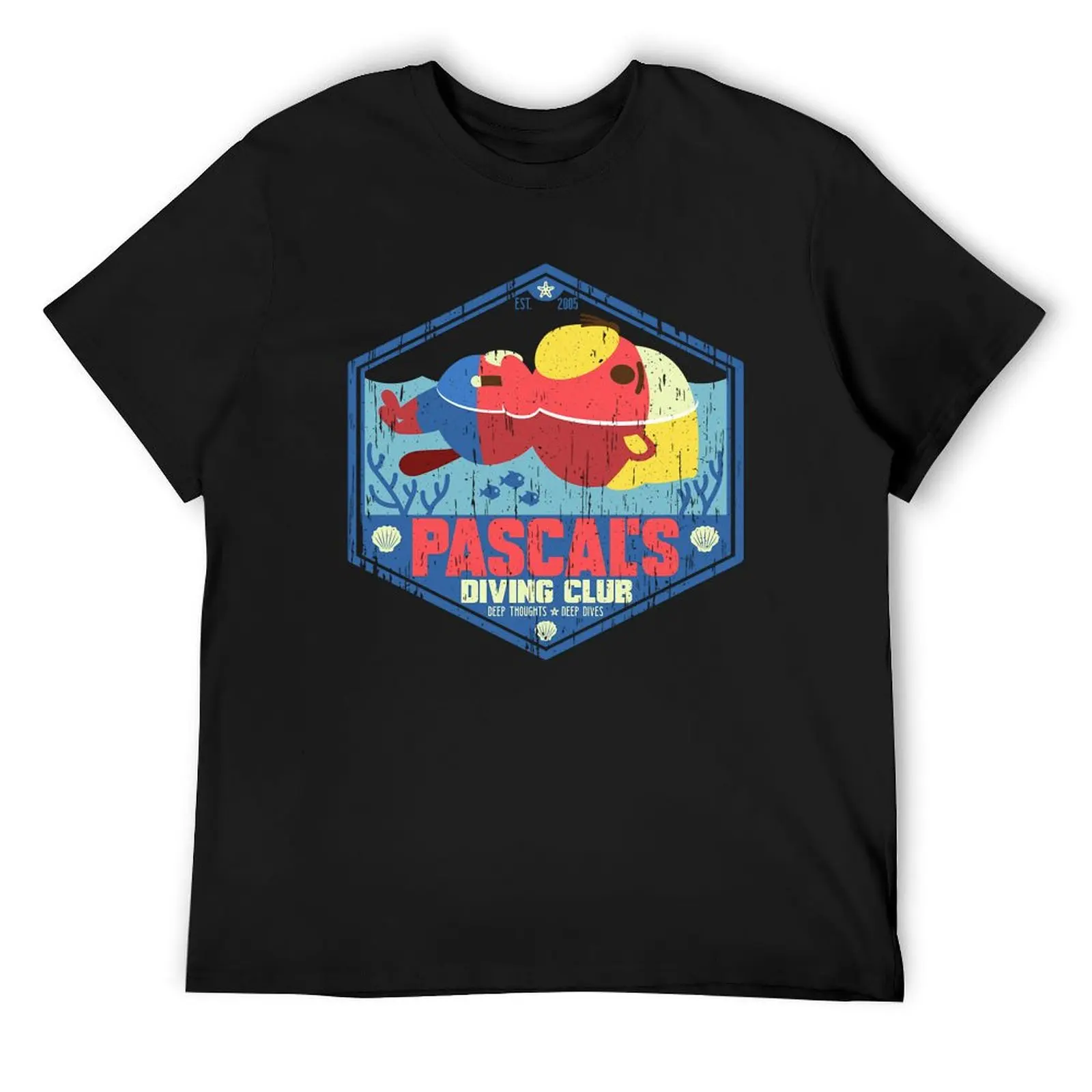 

Pascals Diving Club T-Shirt Short sleeve tee anime tshirt shirts graphic tee tee shirts for men