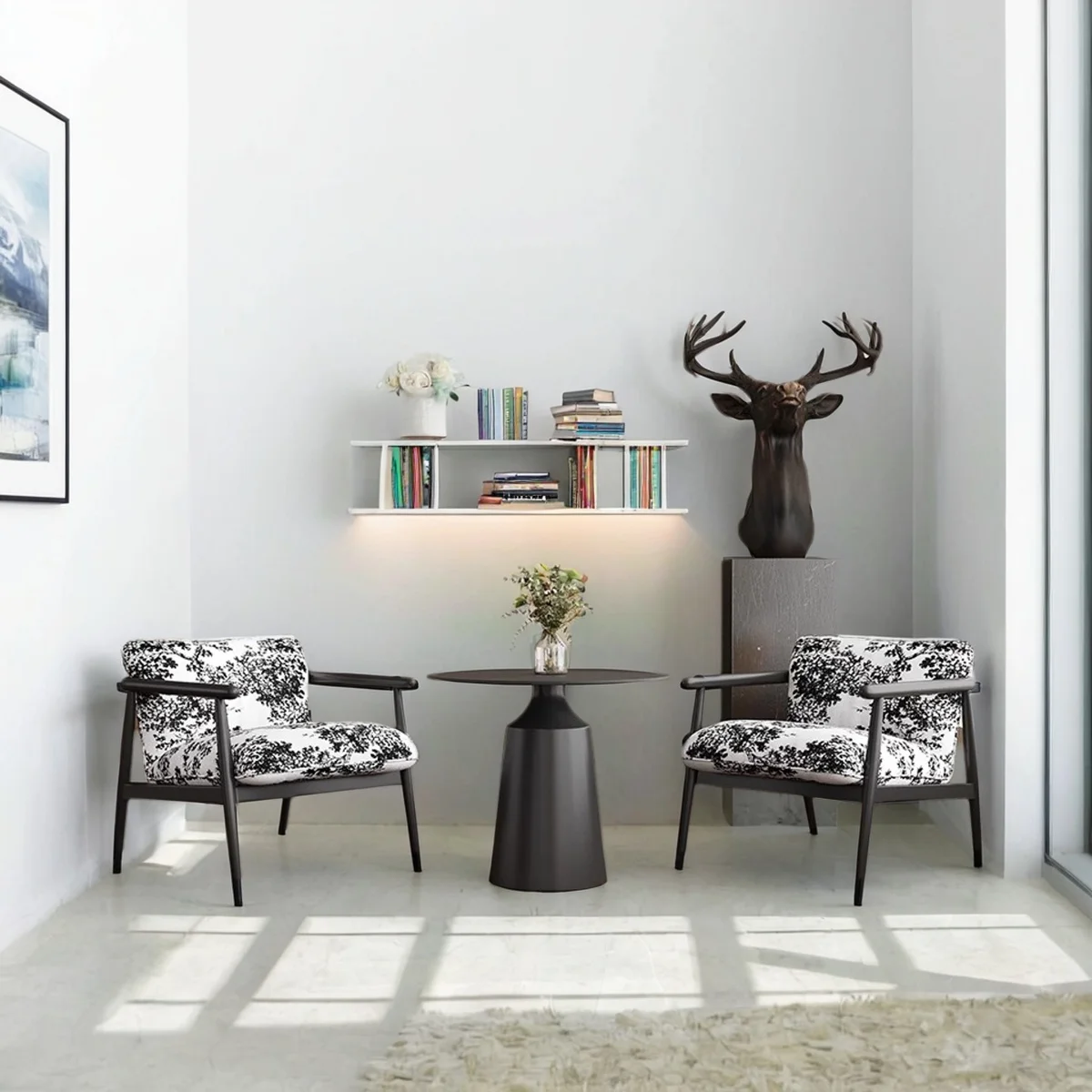 &For French retro single sofa chair hotel lobby leisure table and chair combination business reception negotiation single chai