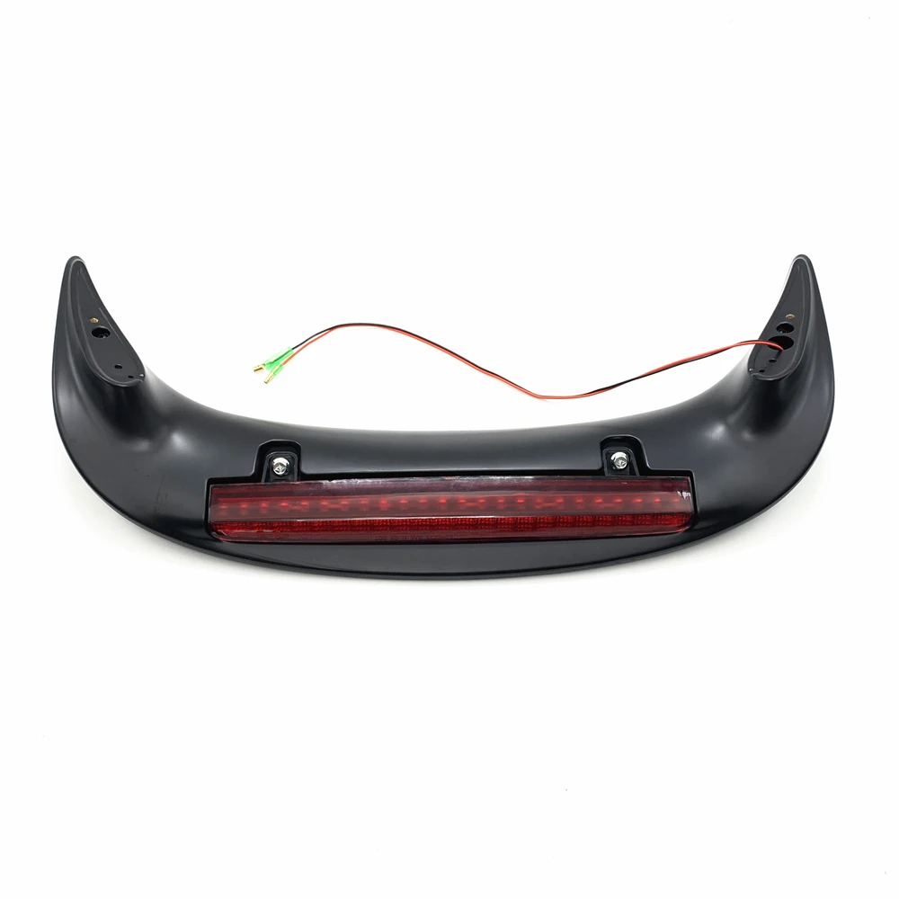 Motorcycle Rear Tail Light Brake  Stop Indicator Trunk Spoiler with LED Red Lens For  Goldwing 1800 GL1800 2001-2012