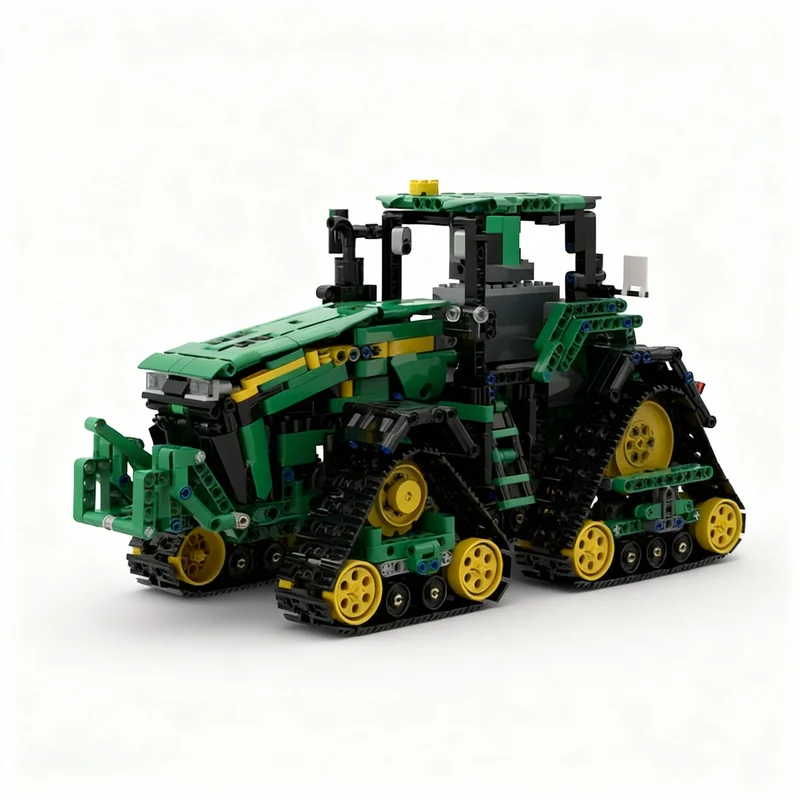1747pcs MOC John Deere 8RX Tractor PF Version Technical Model Building Blocks Christmas Gifts Construction Toy Education Idea