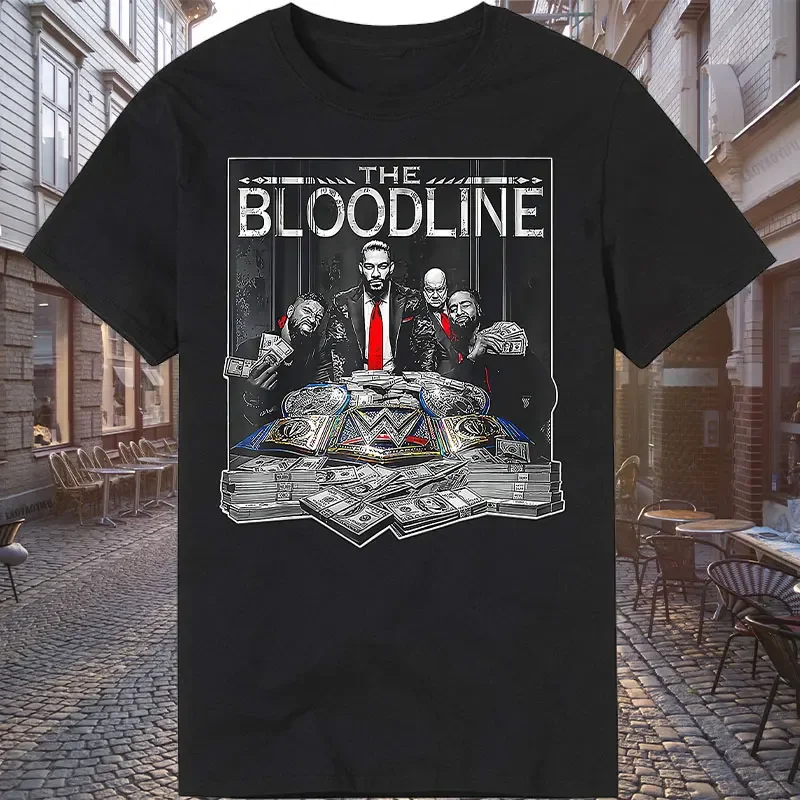 

Man Crewneck Cotton Sweetshirt Ropa Hombre Vintage The Bloodline We The Ones Authentic Printed T-shirt oversized men clothing