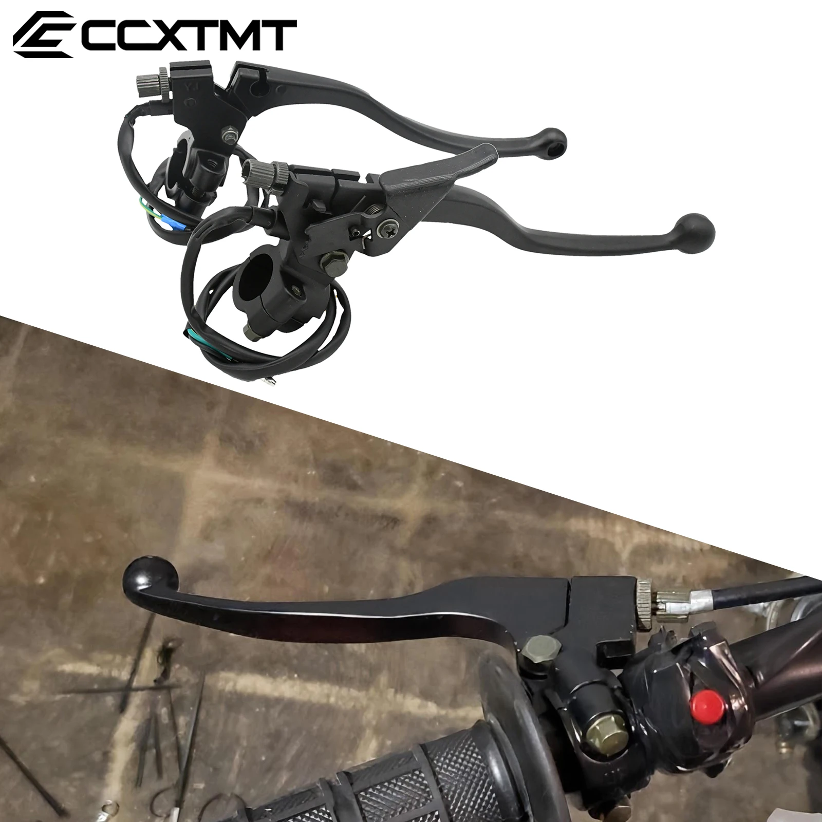 Motorcycle Clutch Lever Parking Brake Lever Brake Lever Handbrake Lock 22mm Handle For ATV Jinling JLA-21B JLA-923 JLA Universal