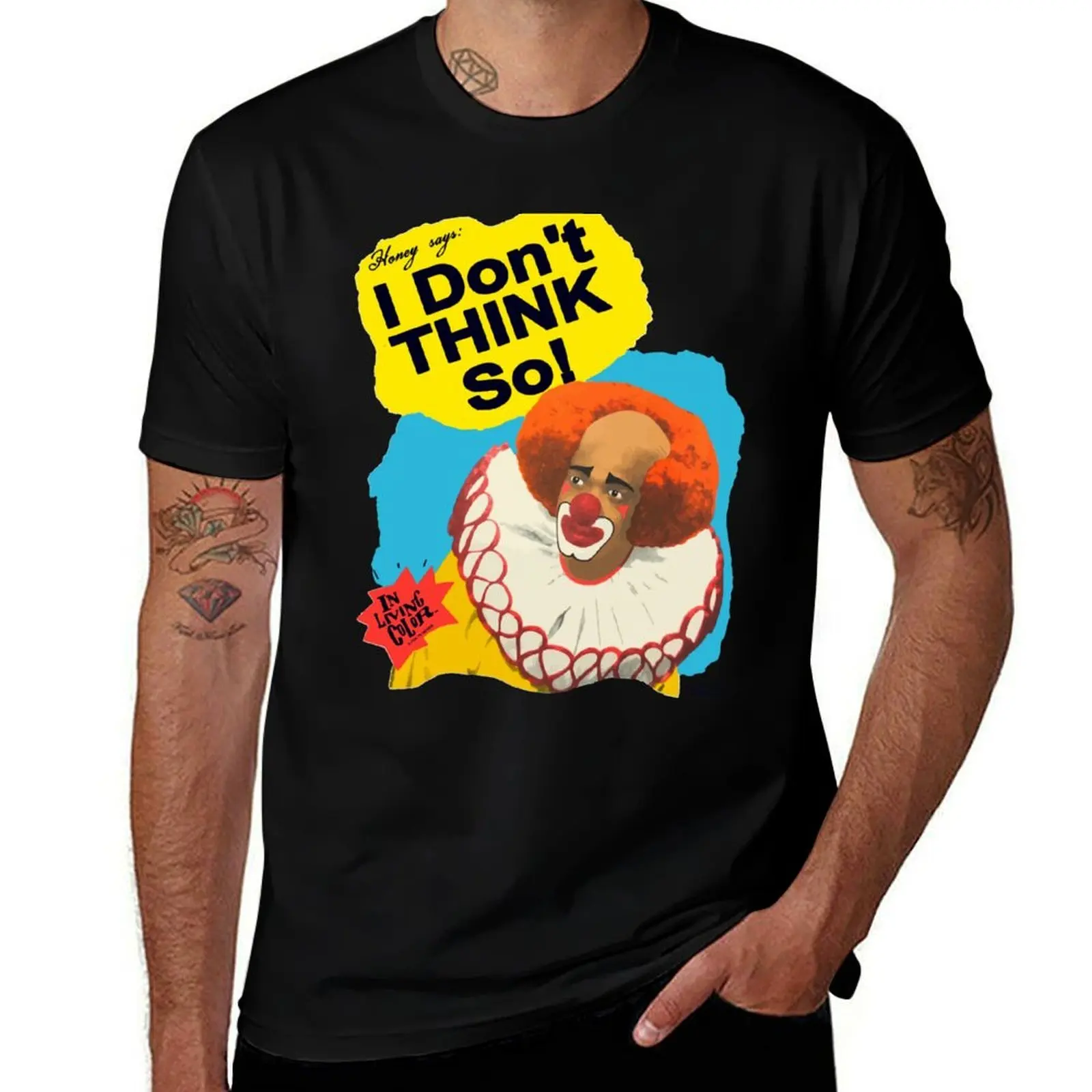 

1990 Homey D, Clown Vintage Homey Says I Don't THINK So! Clasic 90s Pop Culture Comedy TV Show Damon Wayans In Living Co T-Shirt