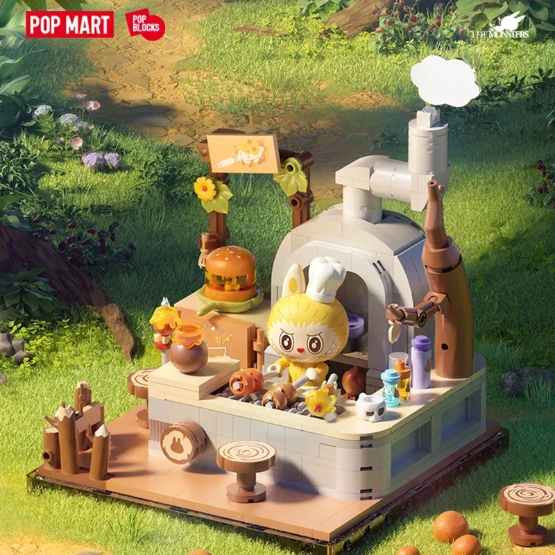 Pop Mart The Monsters Forest Secret Base Series Second Phase Original Toys Doll Cute Action Anime Figure Desktop Ornaments