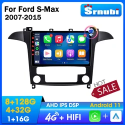 Android 11 2Din samochodowy sprzęt Audio dla Ford S Max S-MAX 2007 - 2015 radiowy system nawigacyjny multimedialne Stereo odtwarzacz Carplay Autoradio jednostka główna