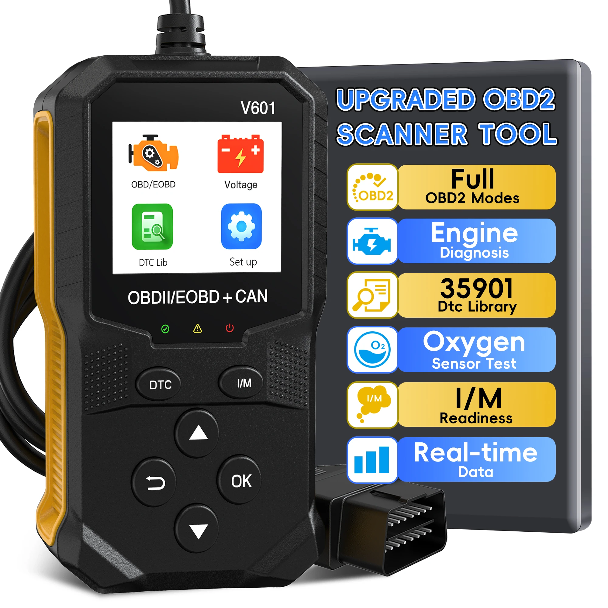 OBD2 Diagnostic Diagnostic Tool Tool, Code Reader, Engine Light Diagnostic Tool,for OBD2 Cars & Trucks Since 1996