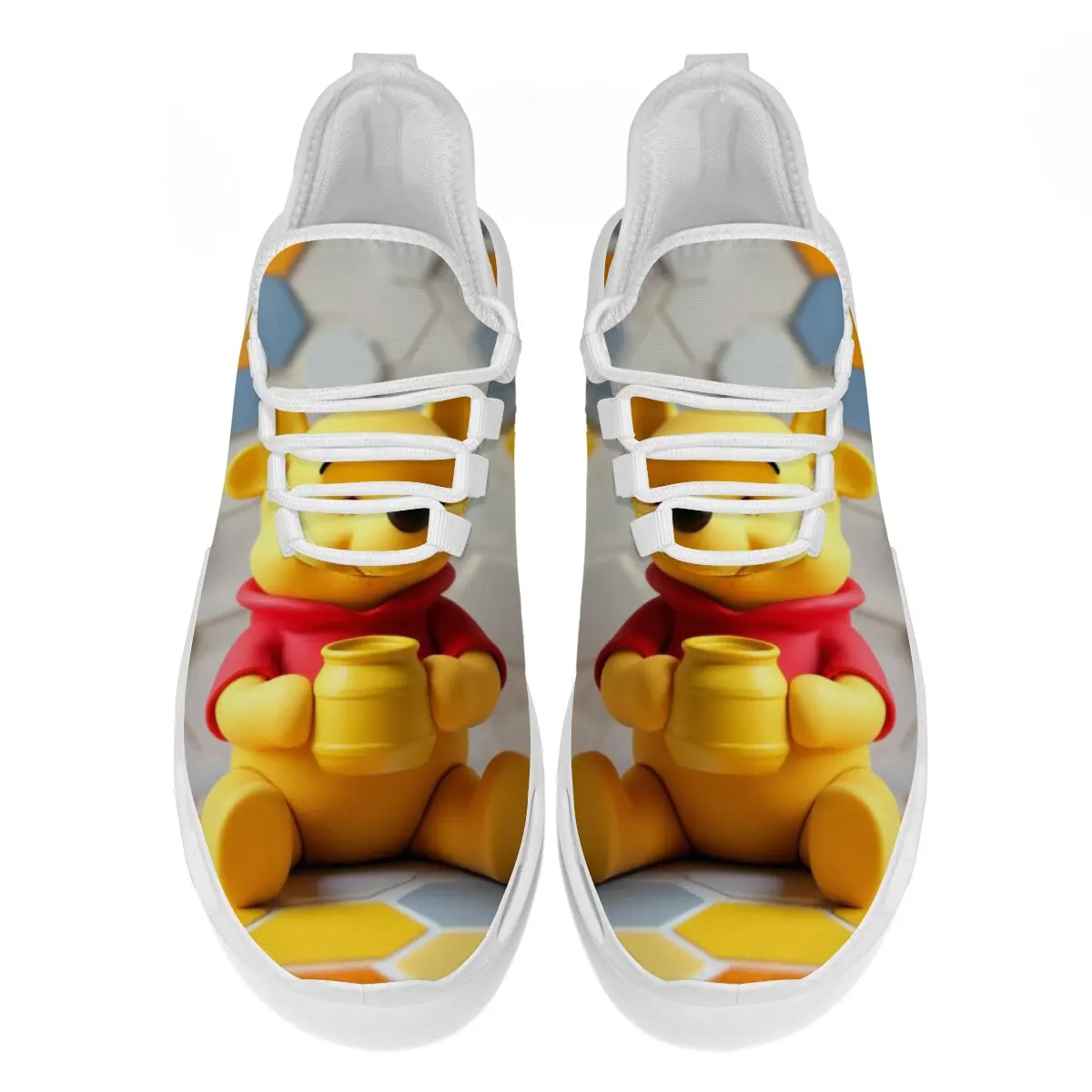 أحذية جديدة للوالدين والطفل مع أحذية مسطحة خفيفة الوزن ذات رسوم متحركة ديزني ميكي ويني ذا بوه وهالو كيتي