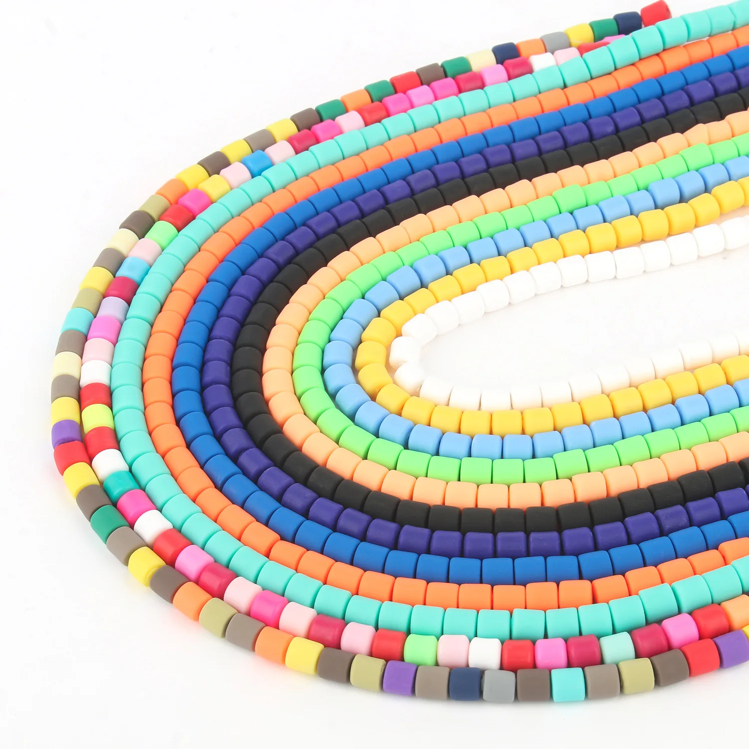 Soft Ceramic Loose Bead Mixed Batch Retro Countryside Large Hole Bead DIY Bracelet Necklace Weaving Accessories