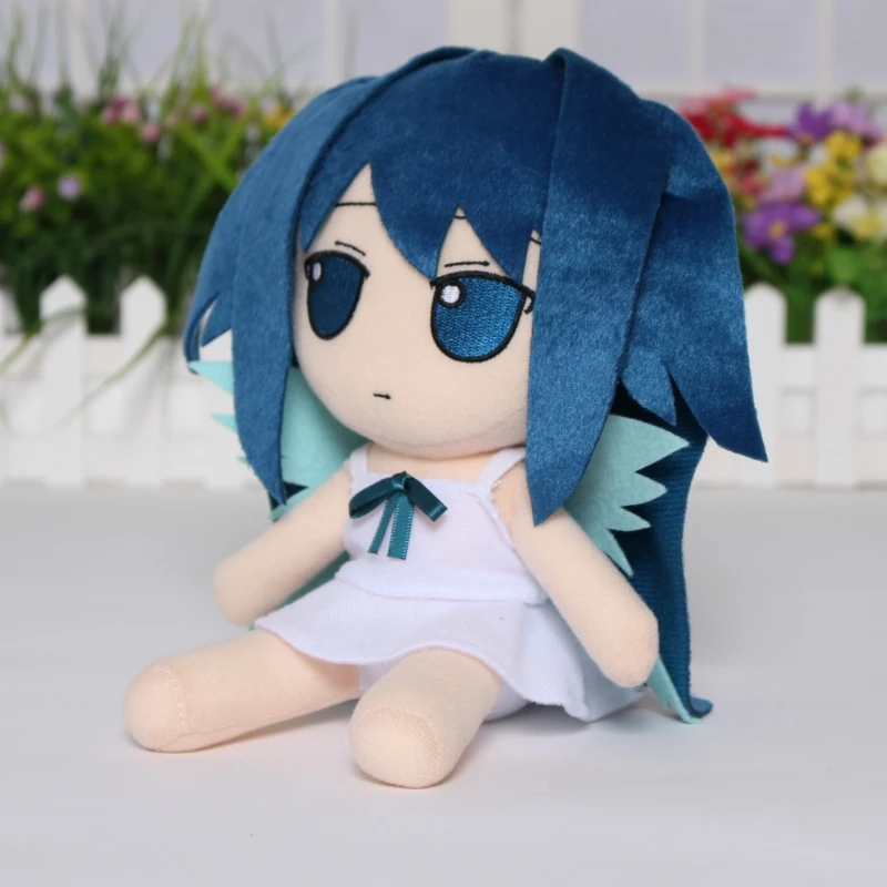 Anime Fumo Girl Saya Cosplay 20cm Soft Plush Stuffed Doll Toys Plushie Pillow Funny Gift