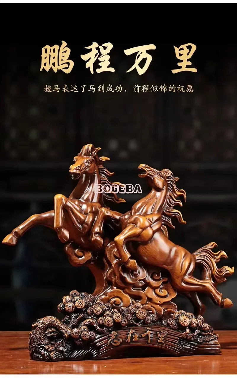 Horse statue handicrafts living room desk study wine cabinet entrance home decoration opening gifts office decoration