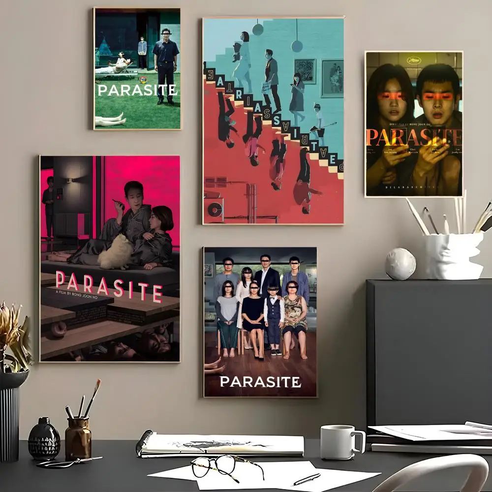 Movie - P-Parasites Poster Canvas Wall Art Poster for Bedroo