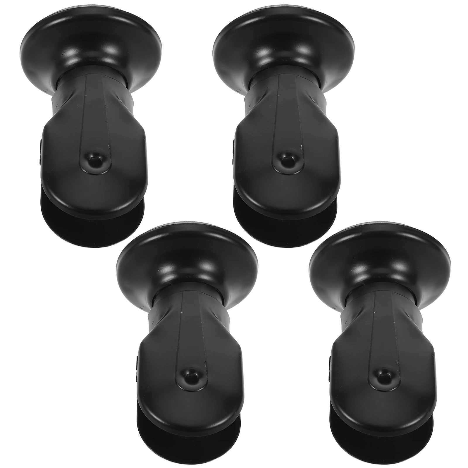 

4Pcs Bathroom Partition Foot Brackets Stainless Steel Toilet Partition Hardware Heavy Duty Public Restroom Support for Stability