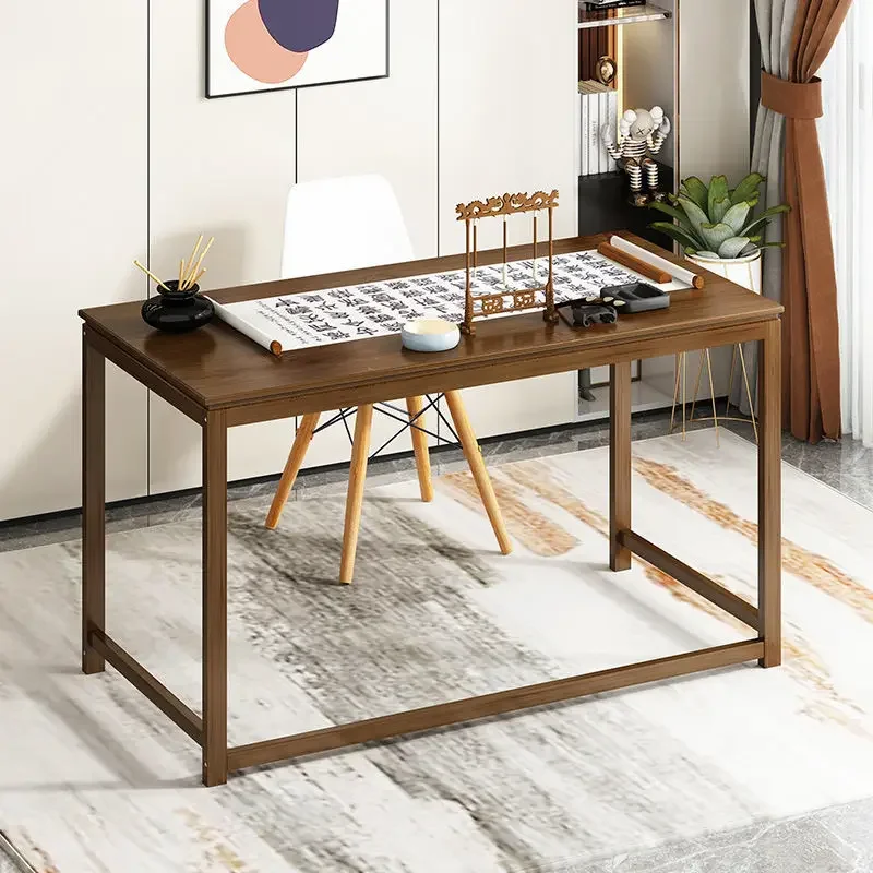 

Nordic Solid Bamboo Calligraphy Desks Home Computer Desks Office Desk Writing Painting Traditional Chinese Study Table Furniture