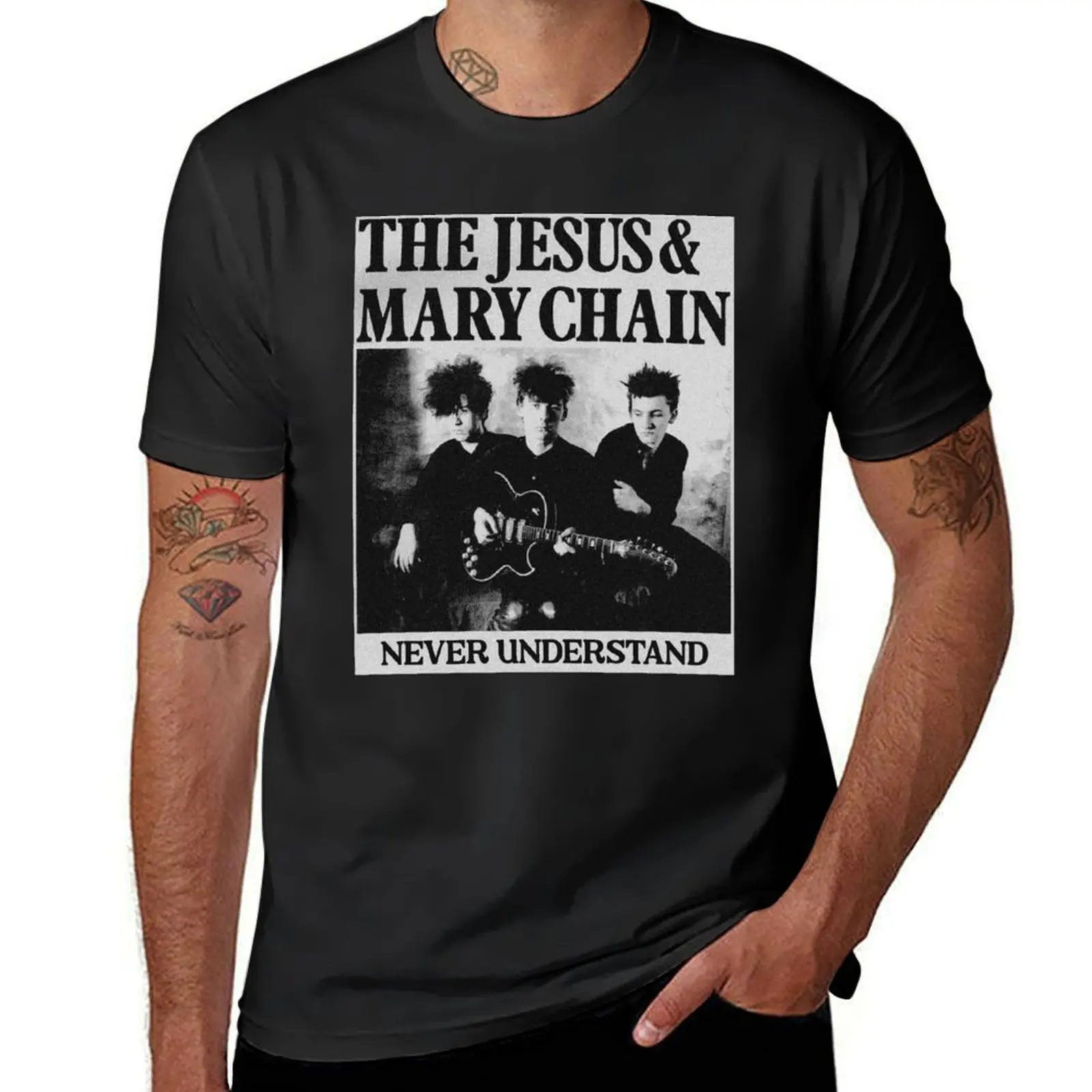 The Jesus & Mary Chain // Never Understand T-Shirt kawaii clothes tees summer top black t shirts for men