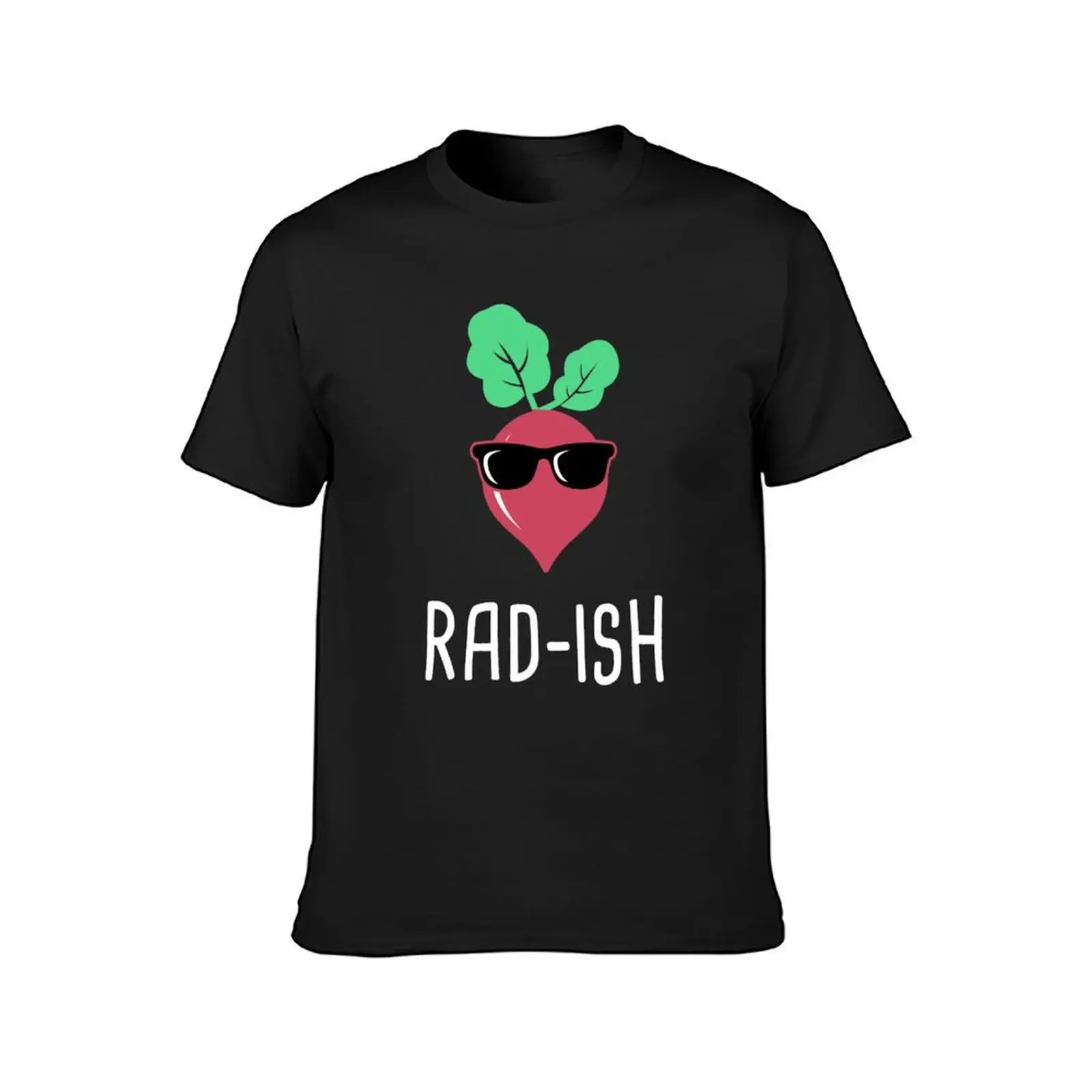 Rad-Ish Radish Farmer's Market Design T-Shirt summer top sports fans blanks mens graphic t-shirts big and tall