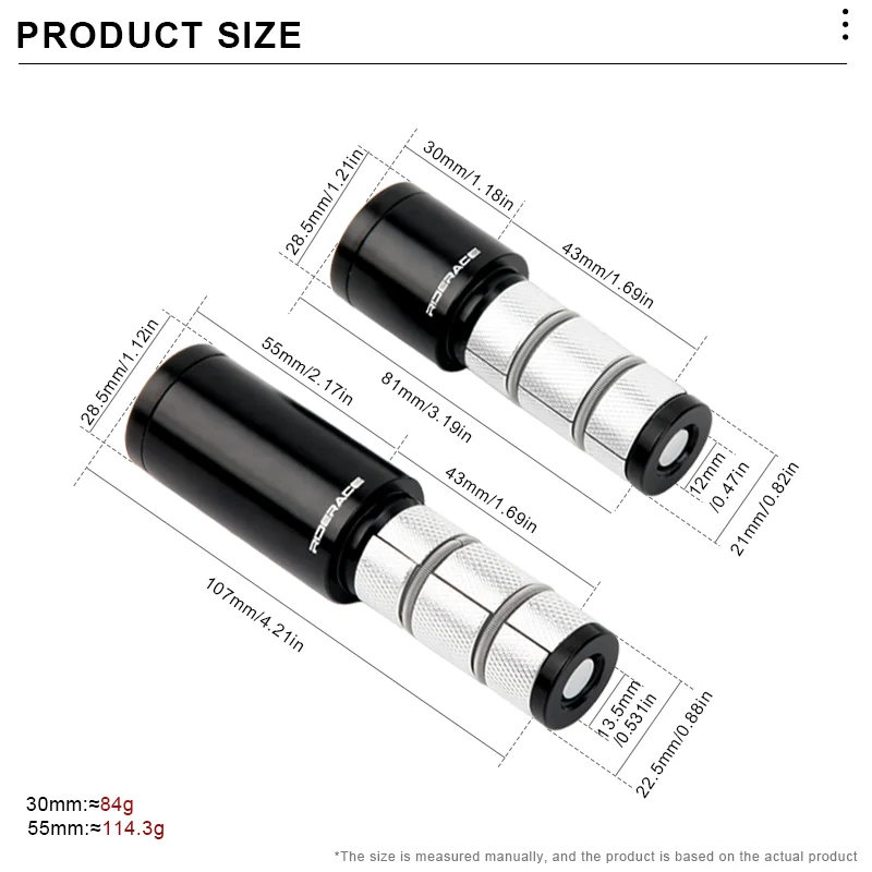 Fahrradlenker-Vorbauhöhenverlängerung, Gabel-Vorbauverlängerung, 1-1/8 Zoll (28,6 mm) Aluminium-Gabel-Vorbau-Verlängerung, versteckter Riser für MTB und Rennräder – Detail 1