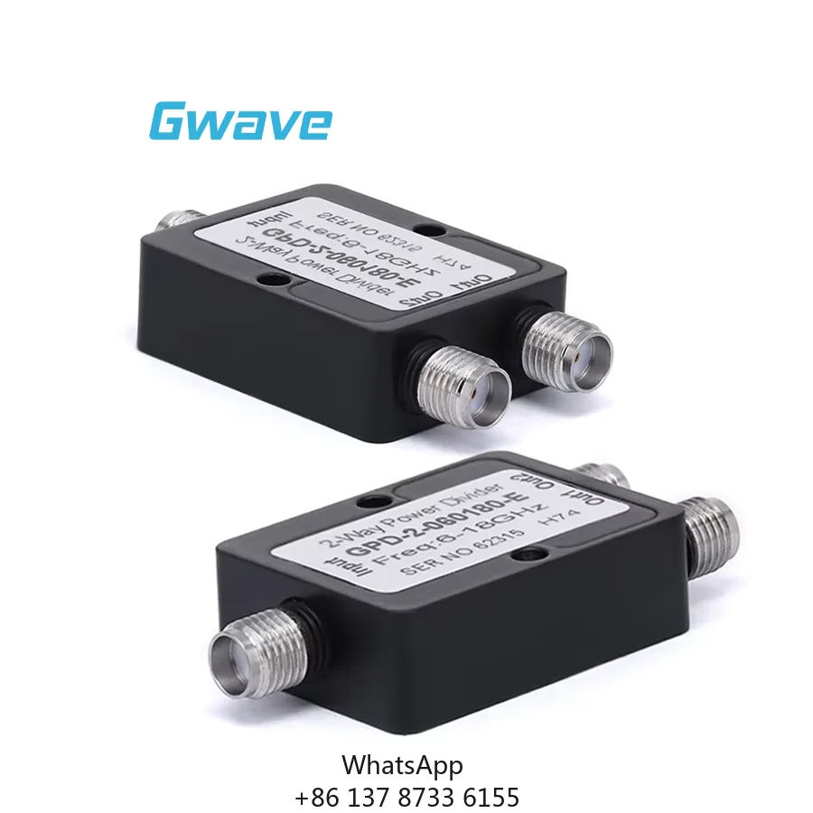 2-Way For SMA Power Divider For Telecom Parts 6 GHz To 18 GHz 20 Watt Rated From