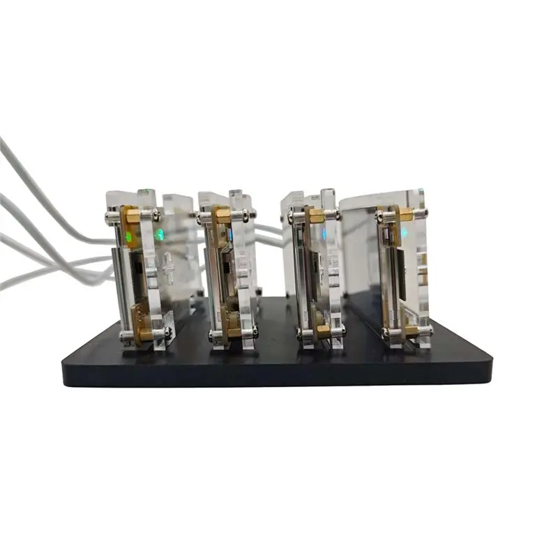 Nmminer Nerdminer 2.8 Inch Bracket Untuk Mesin Penambangan Kripto Bitcoin Solo Lottery yang Ditingkatkan dengan Harshrate, Stand 4 Slot