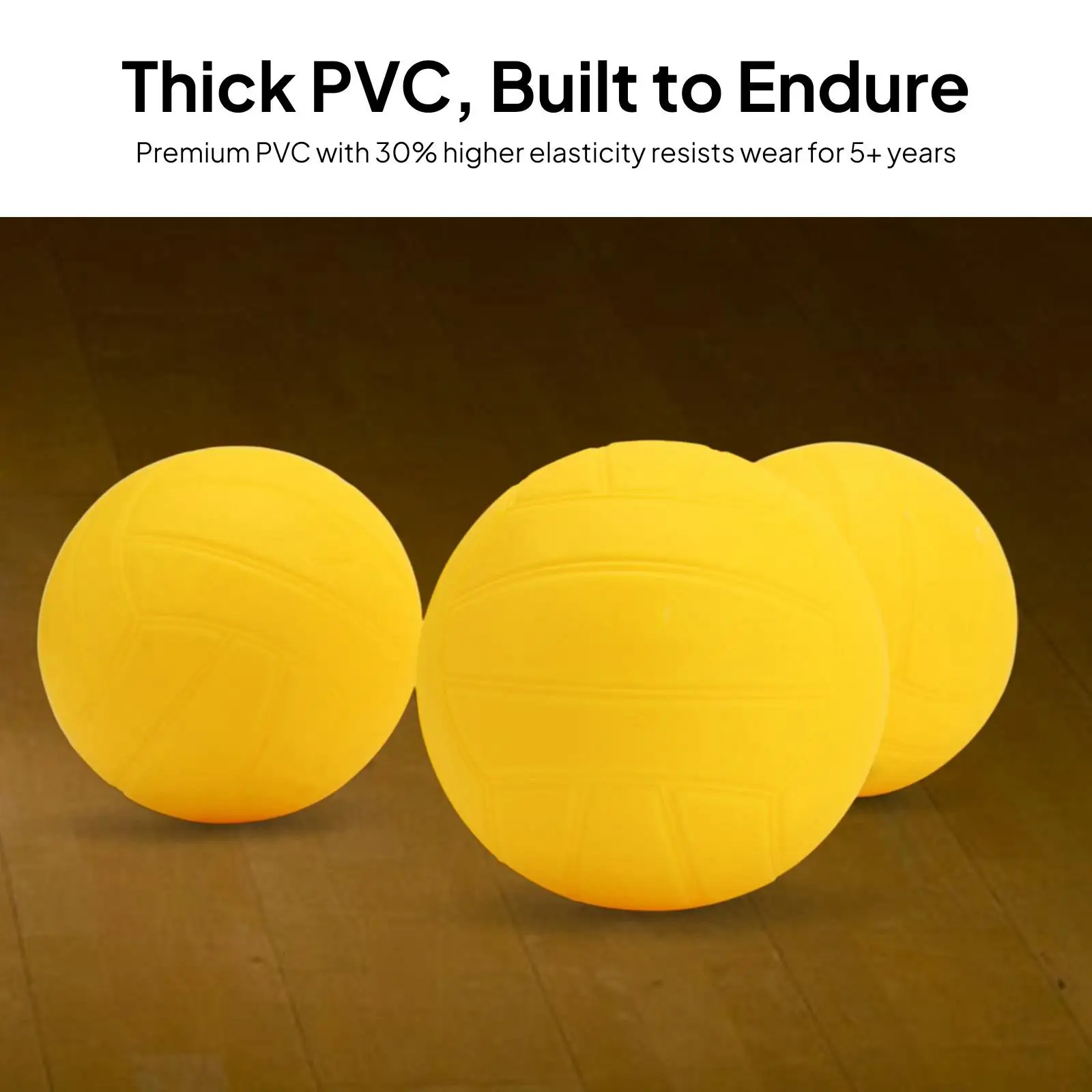 

PVC Inflatable Mini Volleyball Game Ball Set Spike Round Net Ball Bouncing Accessory with Air Pump for Recreation