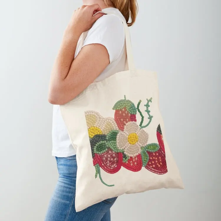 

Strawberry Tote Bag shopper bags for women university shopper bag Fabric bag Gift
