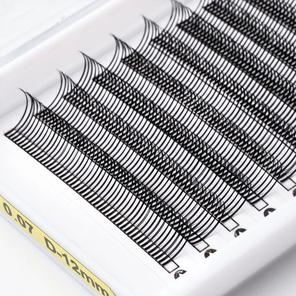 5D Premade Fan 0.07 5D Flower God Fairy Lash Extension Easy Fan Blooming Spike Russian Volume Lash Silk Individual Lashes