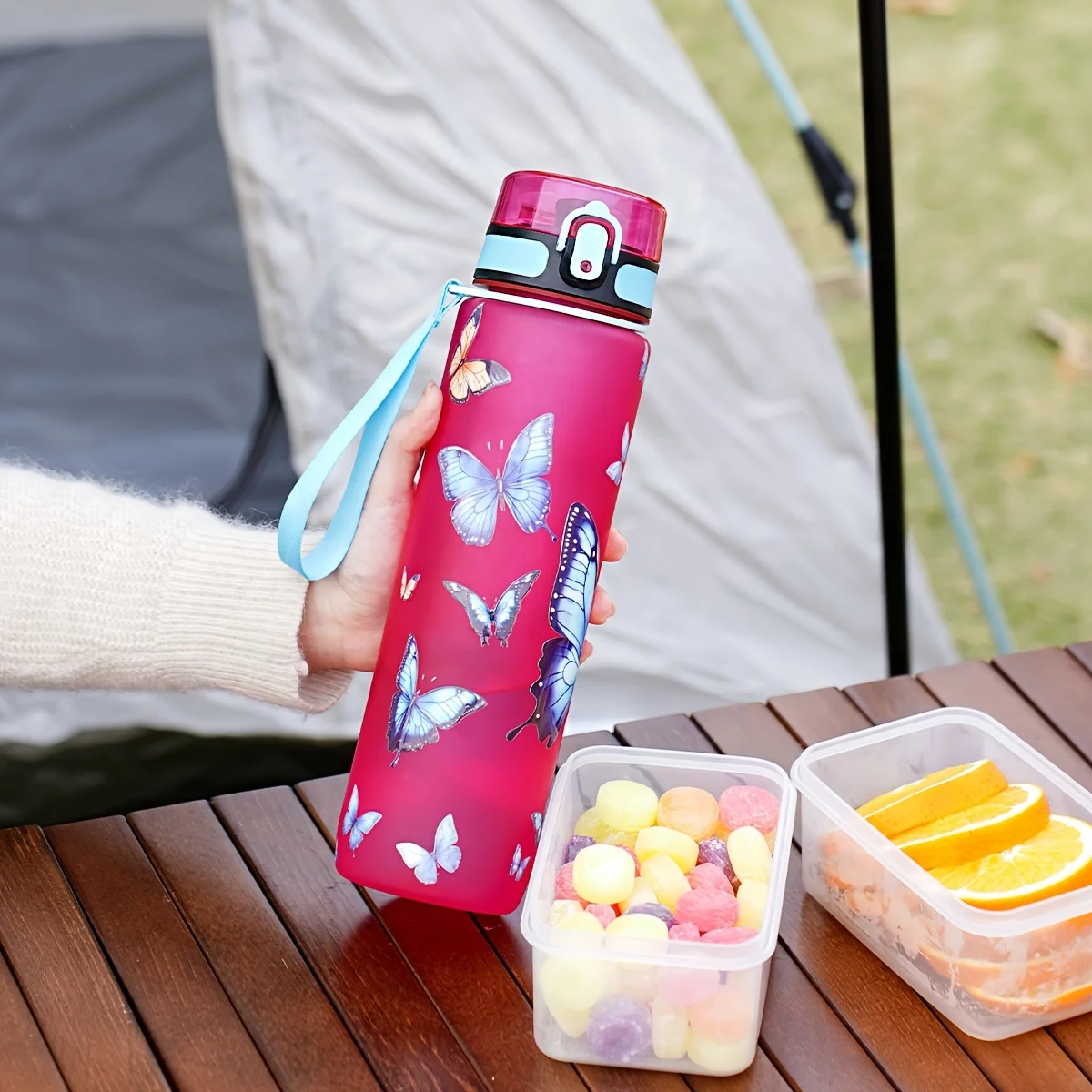 Large Capacity Transparent Plastic Water Bottle 750ml-1000ml