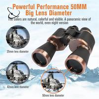 A28F-20X50 Night Vision Binoculars Waterproof Binoculars For Adults, For Bird Watching Sightseeing Traveling Football Games