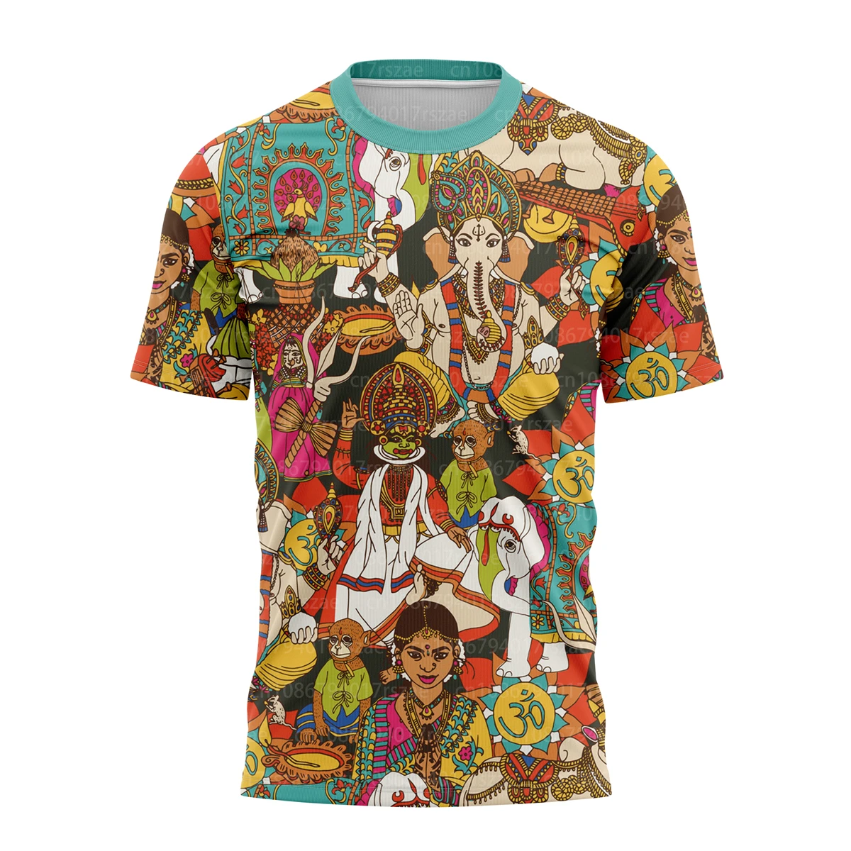 Summer Retro Ancient Mystical India Shiva 3D Graphic T shirts For Men Women Casual Printed Oversized O-neck Short Sleeve Tees