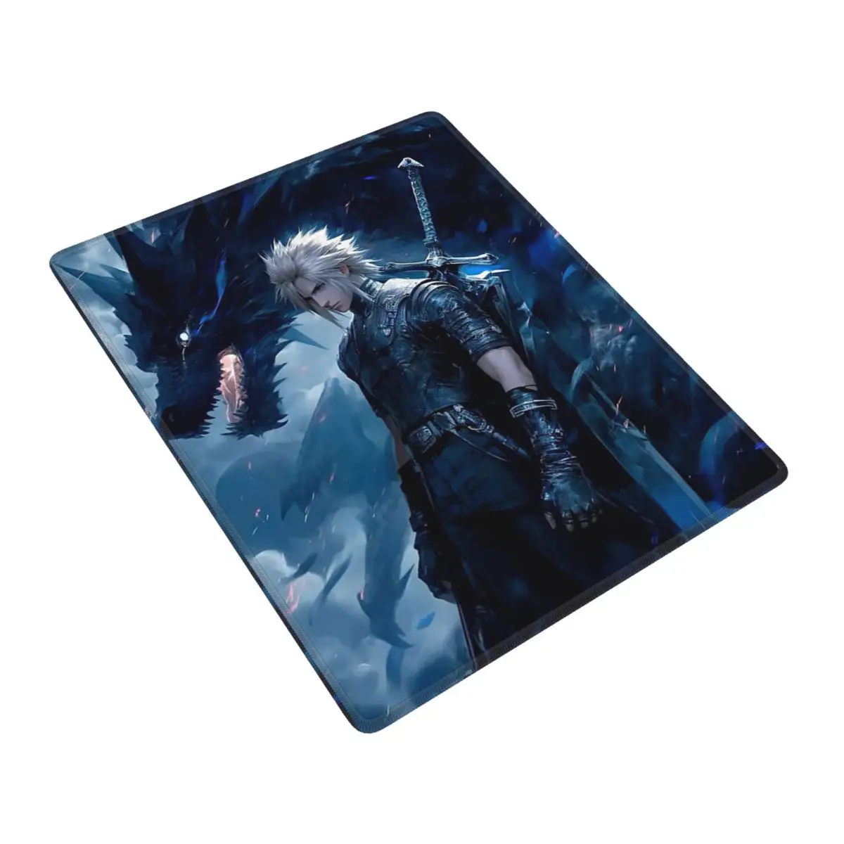 Cloud Strife Vintage Final Fantasy Video Games FF7 Mouse Pad Gamer PC Laptop Mats Keyboard Computer Gaming Office Desk Mat