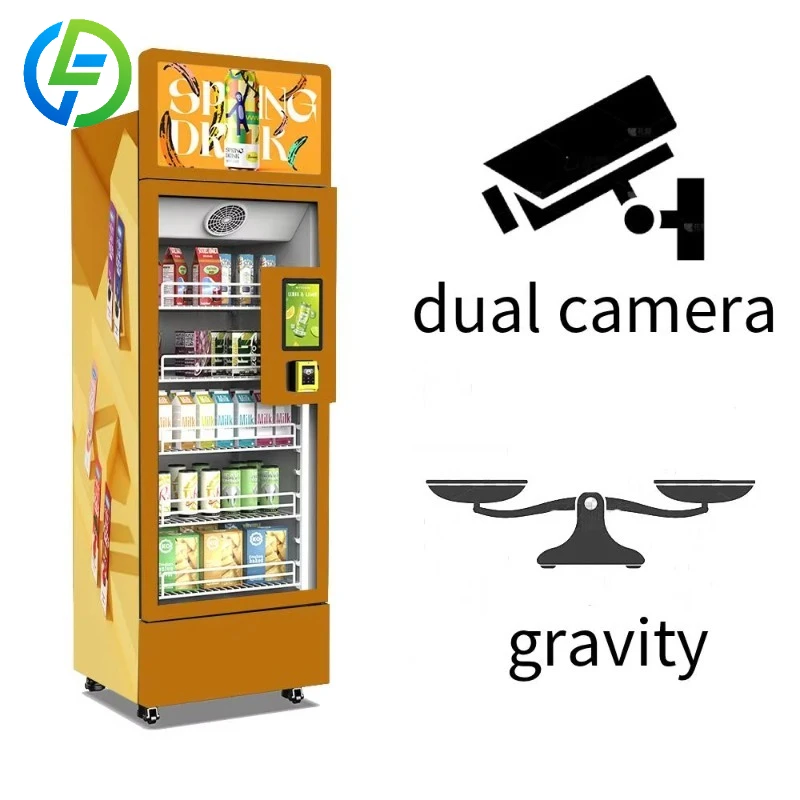 Customize Self-Service Smart Fridge Snacks & Drinks AI-Powered Artificial Intelligence Visual Technology Vending Machine