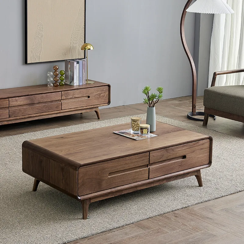 

Североамериканский журнальный столик из массива черного ореха, комбинация шкафов для телевизора