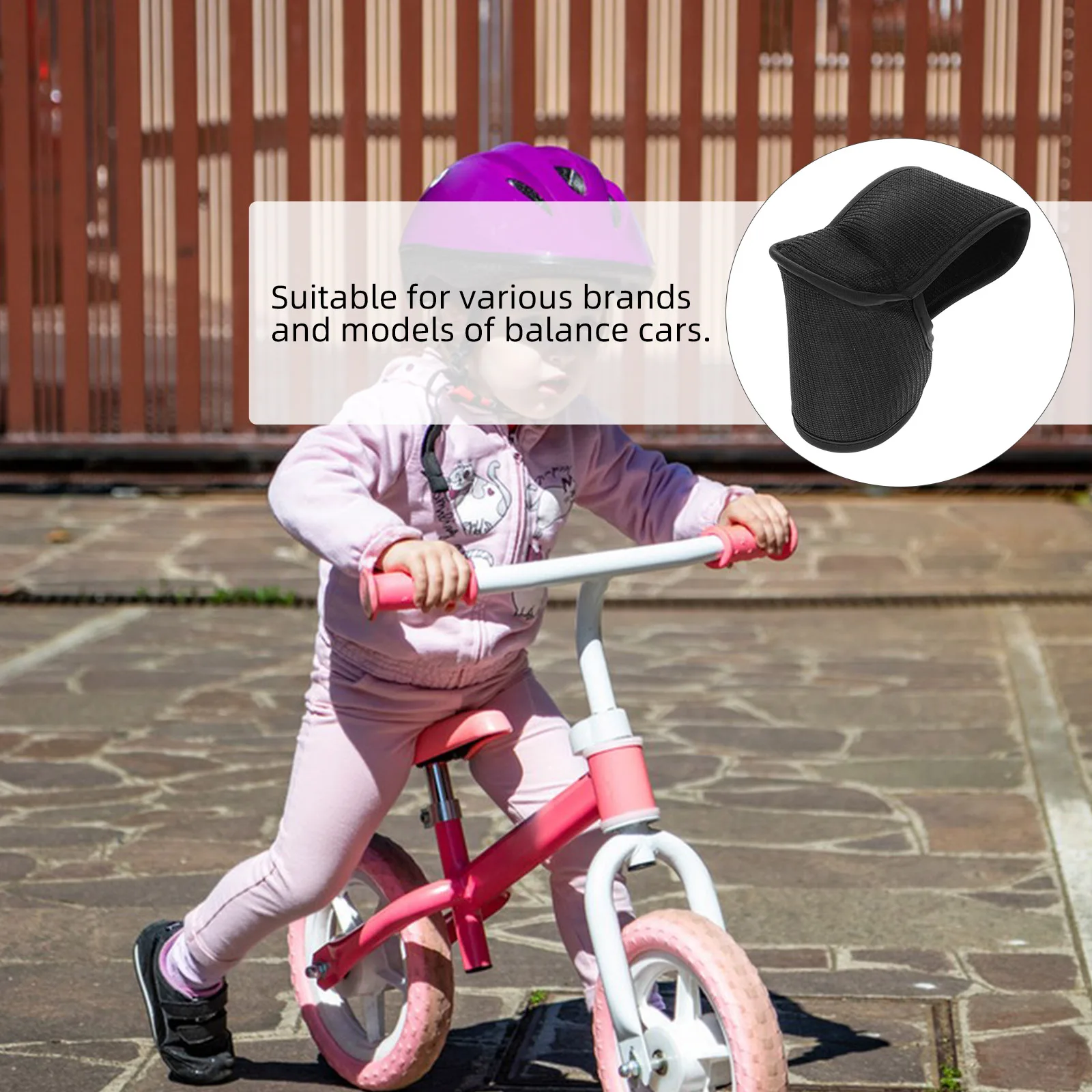 Borstbeschermer Kinderfietsstuurhoes Decoratieve veiligheidsuitrusting Universele pasvorm Beschermt de kinderborst Gemakkelijk