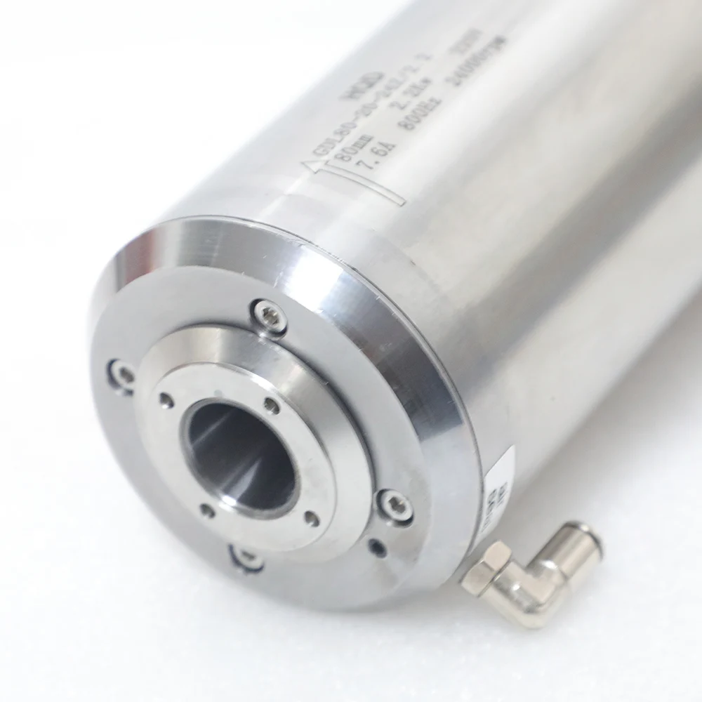 

HQD 2.2KW ISO20 24000RPM 30000RPM Water Cooling ATC Spindle Motor Metal Milling CNC Machine Tool Spindle Motor GDL80-20-24Z/2.2