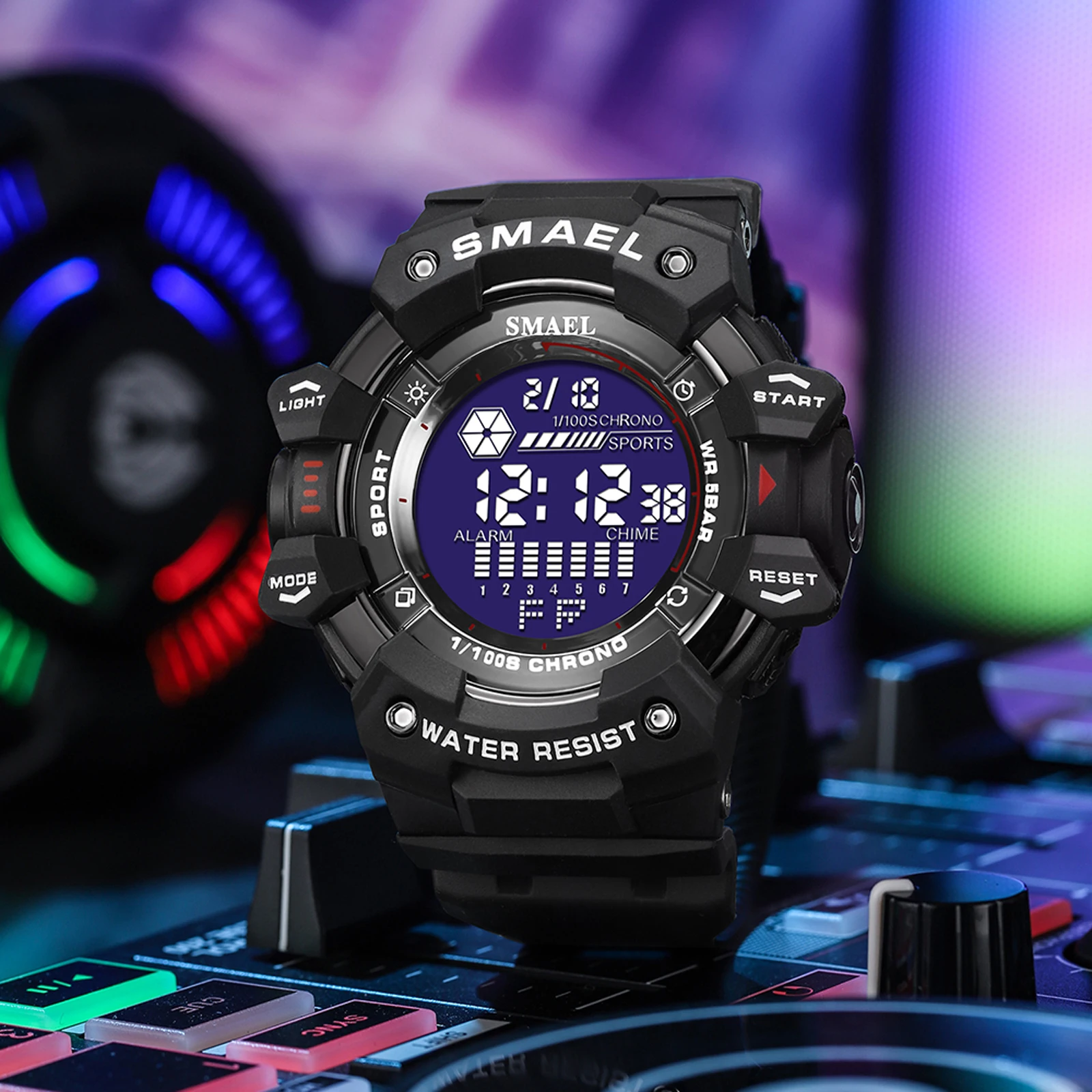 Mens Watch Military Water resistant SMAEL Sport watch Army led Digital wrist Stopwatches for male 8050 relogio masculino Watches