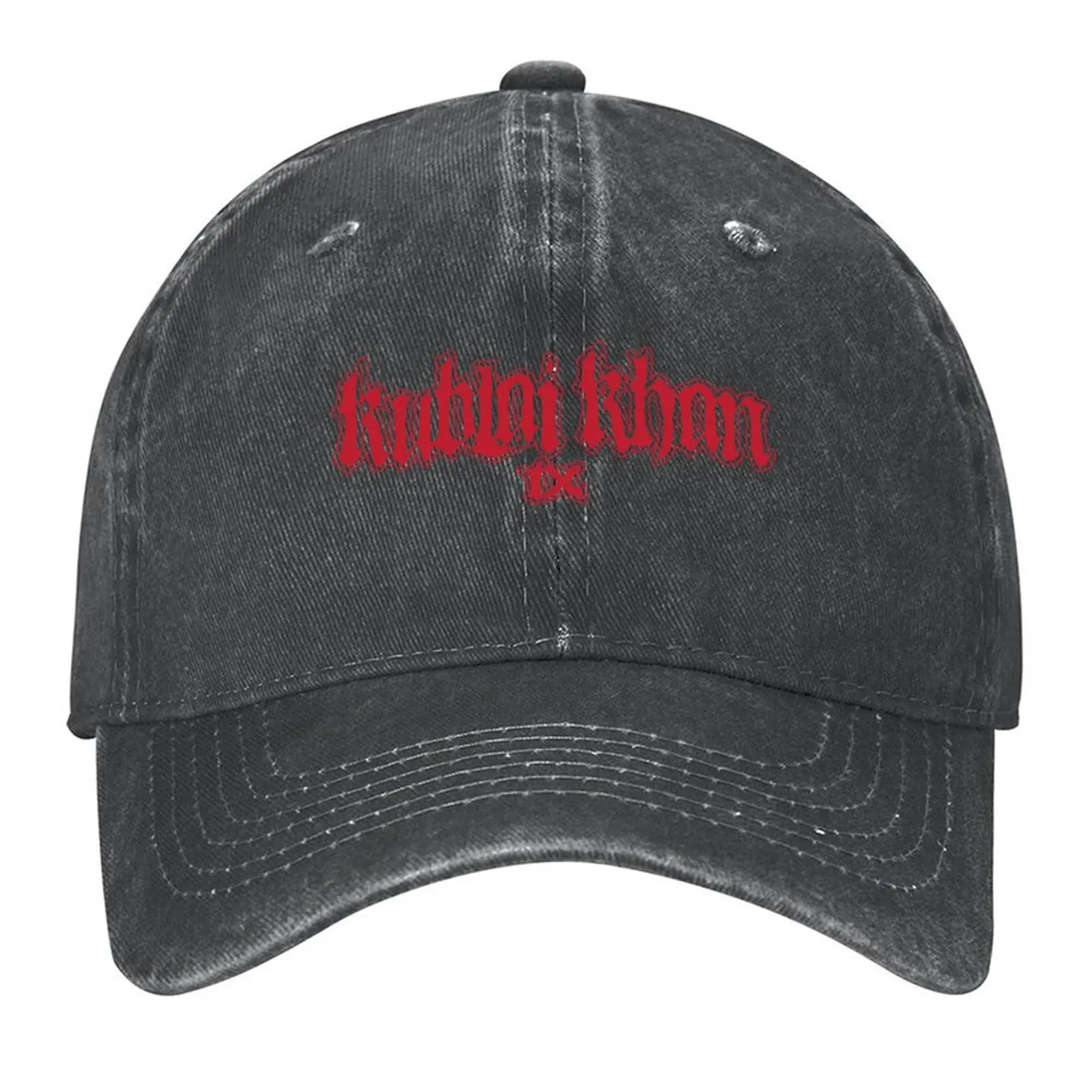 

Kublai Khan TX Band text illustration designs Baseball Cap Golf Cap Sunhat Custom Cap Women's Golf Clothing Men's