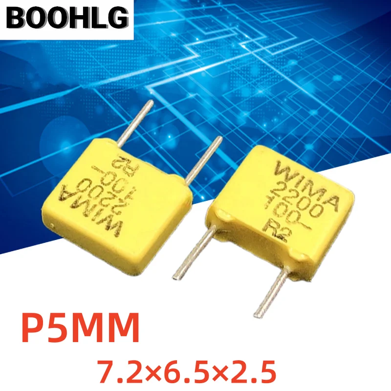 5PCS 2.2NF 100V Cap…